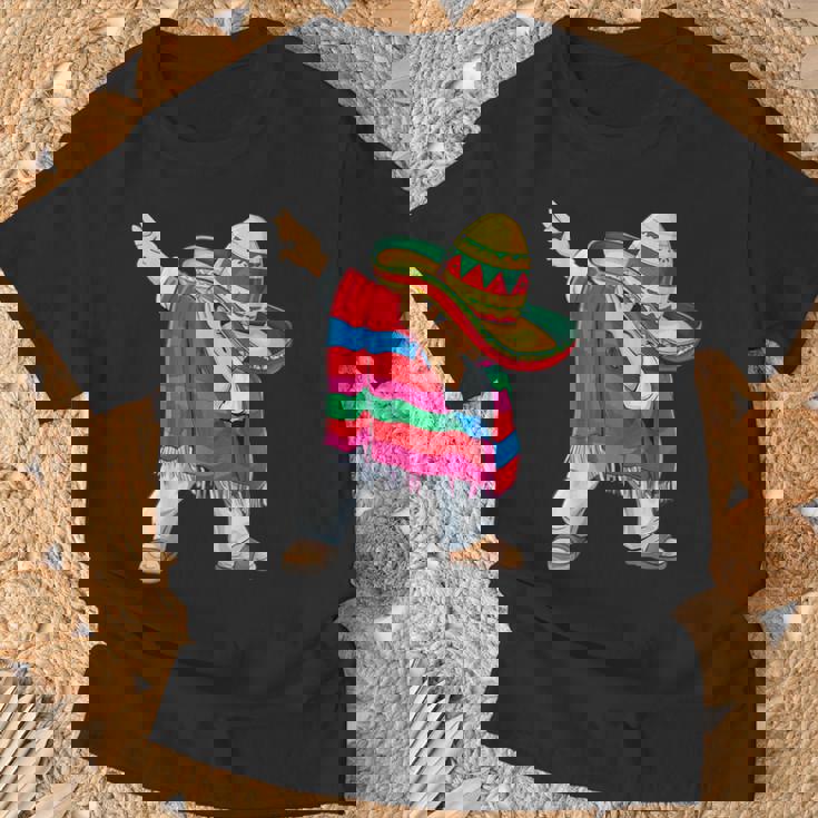 Dabbing メキシカン ポンチョ シンコ・デ・マヨ ボーイズ メンズ ソンブレロ ダブ Tシャツ 高齢者への贈り物