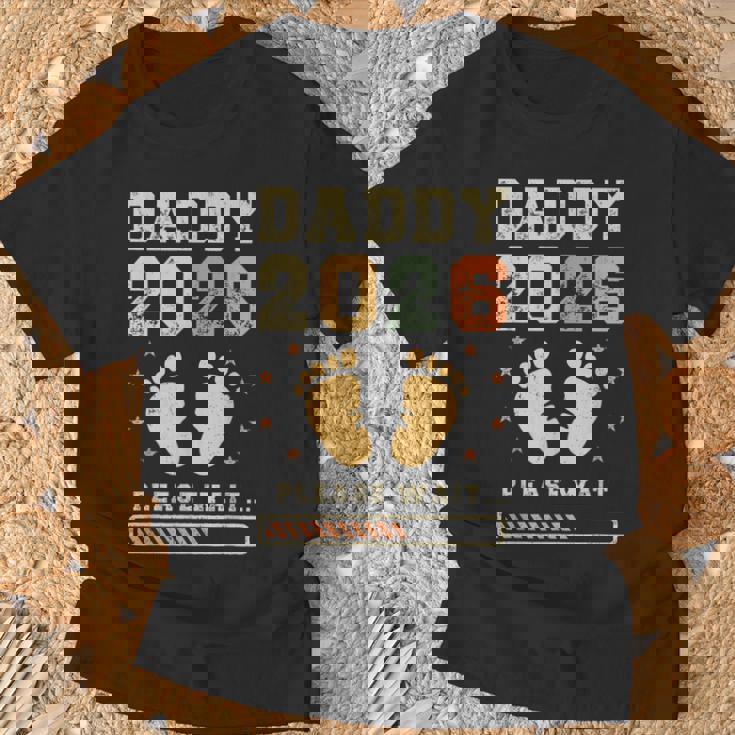 Daddy 2026 Anuncio De Embarazo Dad To Be Camiseta unisex Regalos para ancianos
