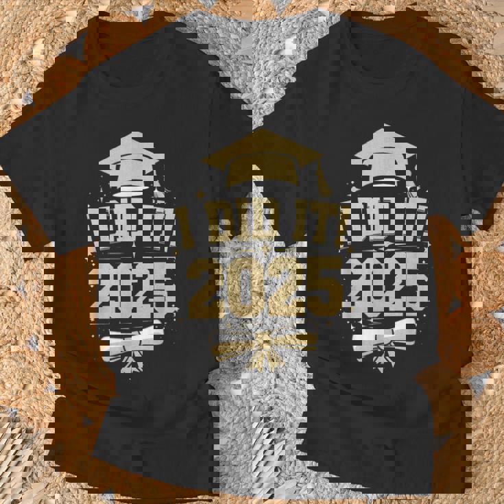 I Did It Graduate 2025 2025年卒業クラス Tシャツ 高齢者への贈り物
