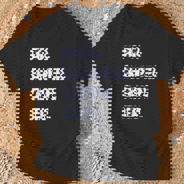 Dig&Sample&Chop&Beat シャツ Mpc ドラムサンプラー 音楽愛好家 Tシャツ 高齢者への贈り物