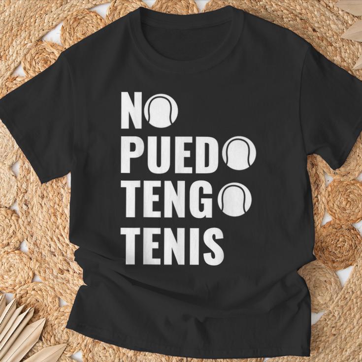 Divertido Jugadores De Tenis No Puedo Tengo Tenis Camiseta unisex Regalos para ancianos