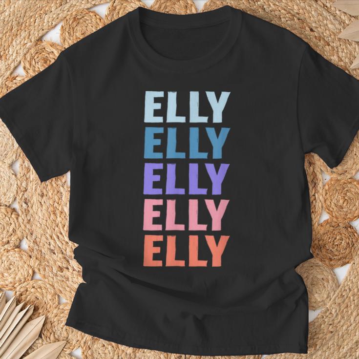 Divertido Regalo Nombre Elly Personalizado Primer Nombre Camiseta unisex Regalos para ancianos