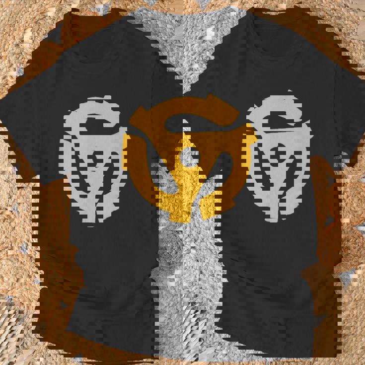 Dj 45Rpmアダプター ターンテーブルミュージック Tシャツ 高齢者への贈り物