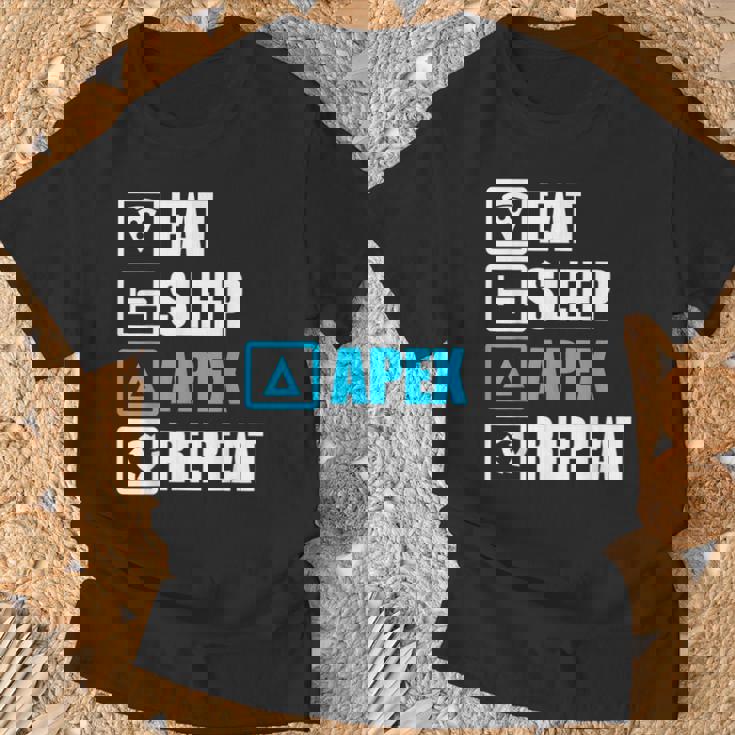 Eatleep Apex リピートシャツ 面白いモチベーションギフト Tシャツ 高齢者への贈り物