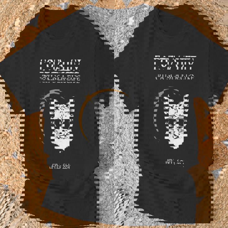 Eclipse Glasses 2024 猫 エクリプス サングラス Tシャツ 高齢者への贈り物