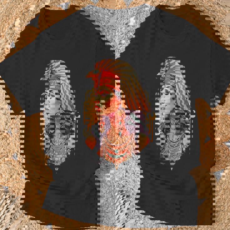 Egipto Reina Cleopatra Camiseta unisex Regalos para ancianos