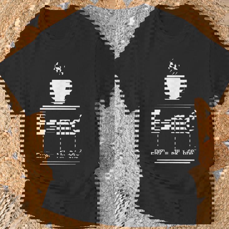 EMc2 Means Energy Milk X Coffee2 Tシャツ 高齢者への贈り物