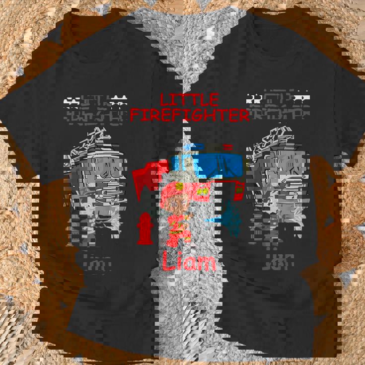 Enfant Camion De Pompiers Pour Enfants Duervice D'incendie Petit T-Shirt Cadeaux pour les vieillards