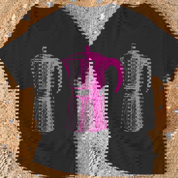 Essenza Italiana Moka コーヒーメーカー Tシャツ 高齢者への贈り物