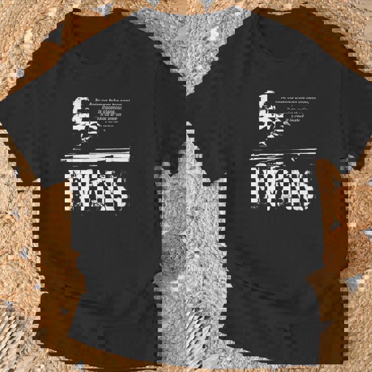 Evans Jazz Wisdom ピアニスト ミュージシャン 1色 Tシャツ 高齢者への贈り物