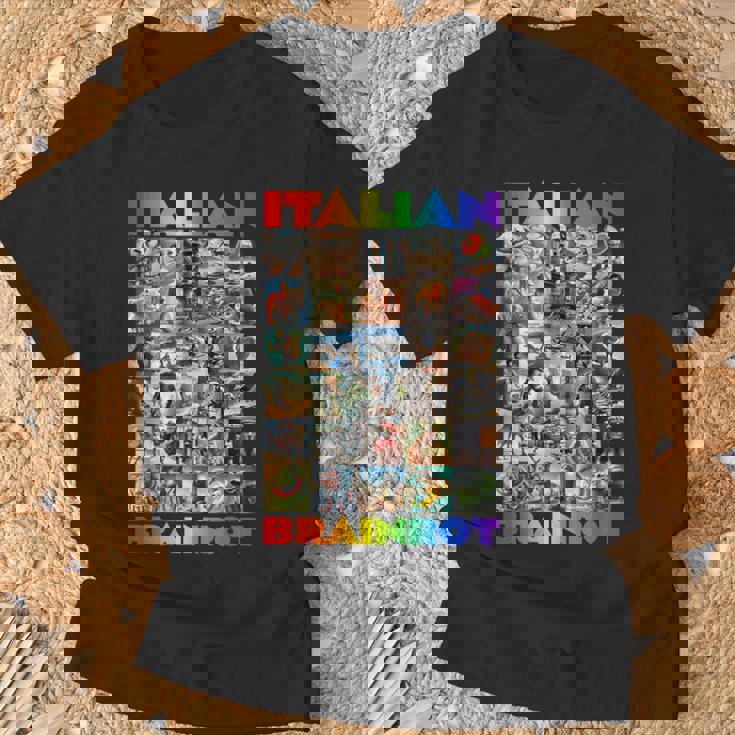 Every Italian Brainrot Meme Italian Brainrotコレクション Tシャツ 高齢者への贈り物