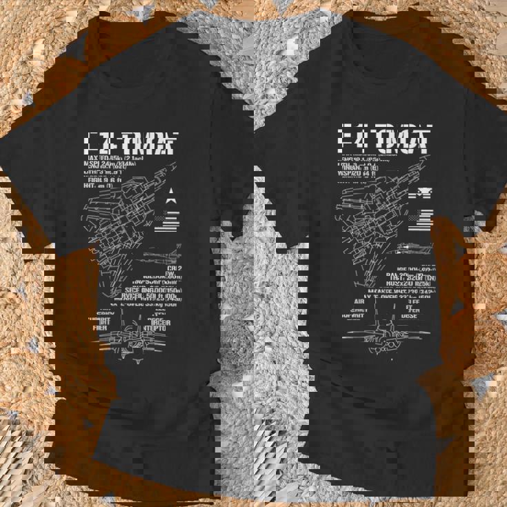 F-14 Tomcat 戦闘機 ジェット仕様 軍用飛行機 F14 Tomcat Tシャツ 高齢者への贈り物