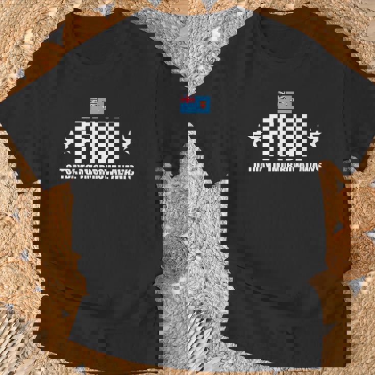 Fiji Today Tomorrow Always フィジー ラグビー Tシャツ 高齢者への贈り物