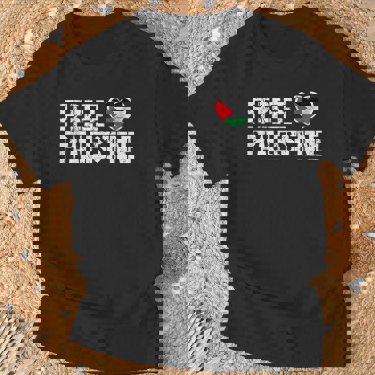 Free Palestine パレスチナの旗無料パレスチナ Tシャツ 高齢者への贈り物