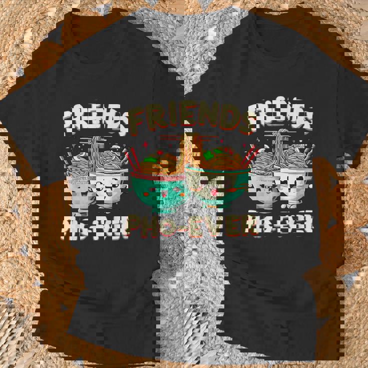 Friends Pho-Ever かわいいベトナムのフォー麺スープボウル Tシャツ 高齢者への贈り物