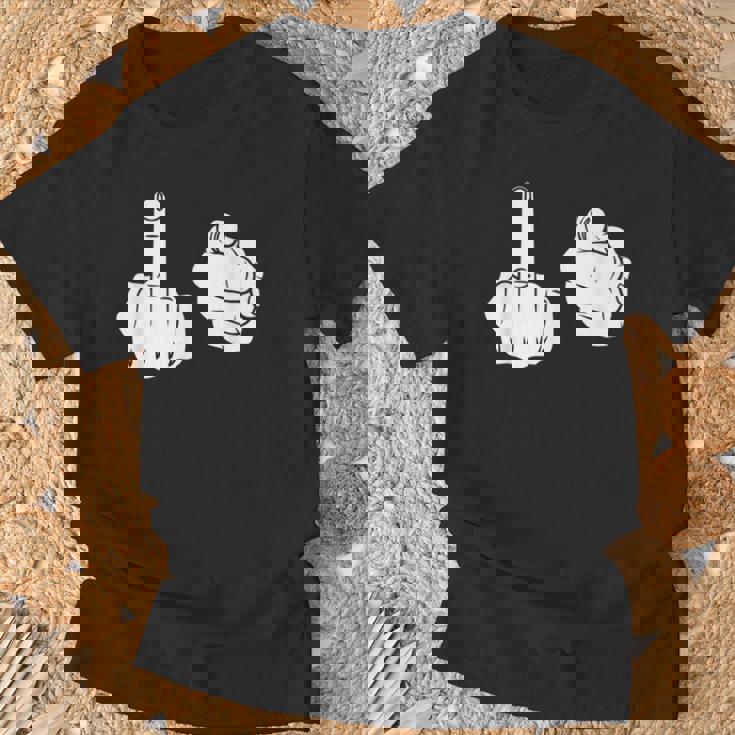 Fuck You シャツ 中指ポインティング Fuk You FUck You Tシャツ 高齢者への贈り物