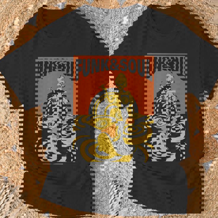 Funk &Oul Music Oldchool Records フィットtシャツ Tシャツ 高齢者への贈り物