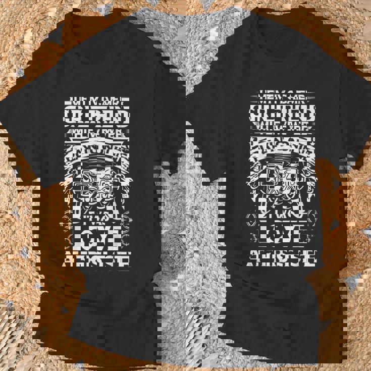 Gamer ボーイフレンド ミーム ビデオゲーム ティーンエイジャー ボーイズ メンズ Tシャツ 高齢者への贈り物