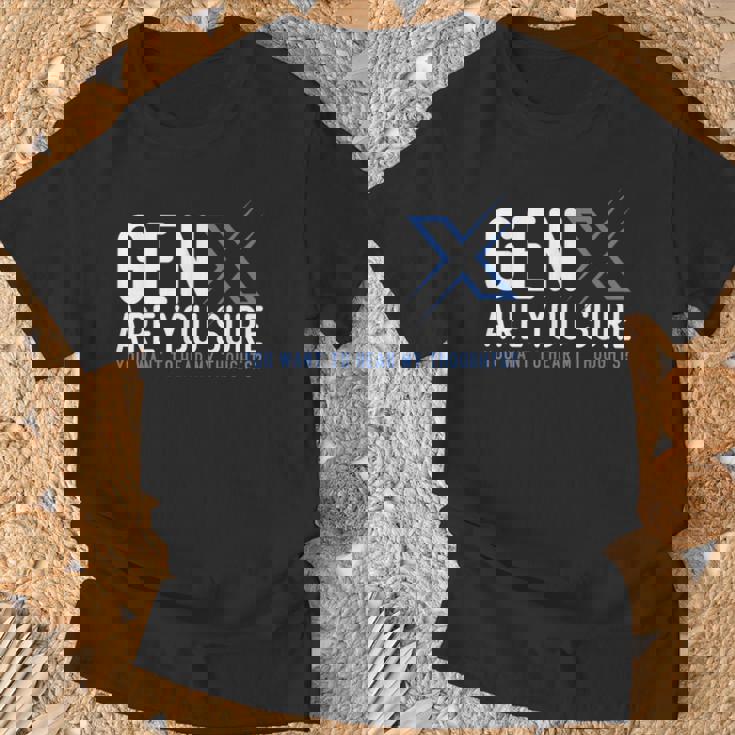 Generation X ユーモア 60年代 70年代 Gen-Xers 皮肉なジェネレーションx Tシャツ 高齢者への贈り物