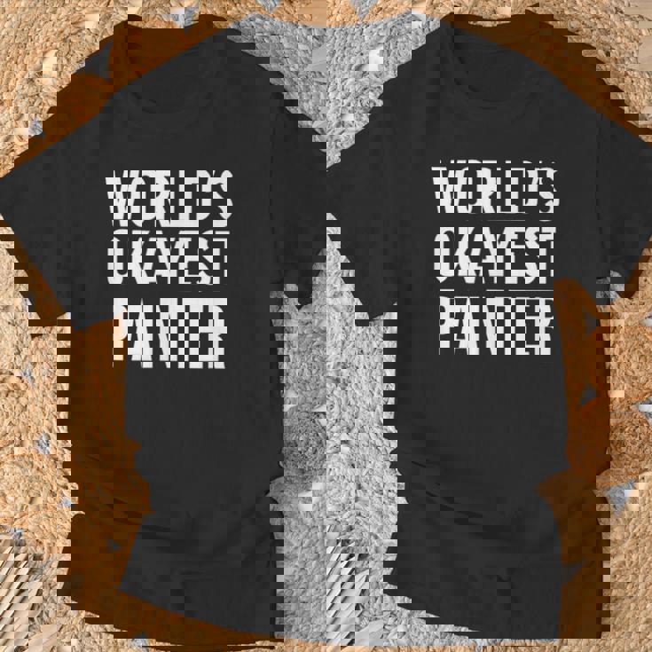 Painting Painter World's Okayest Painter Tシャツ 高齢者への贈り物