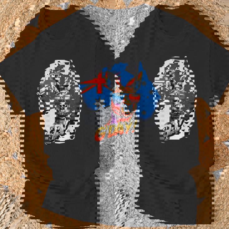 G'dayオーストラリアのお土産カンガルー。 Tシャツ 高齢者への贈り物