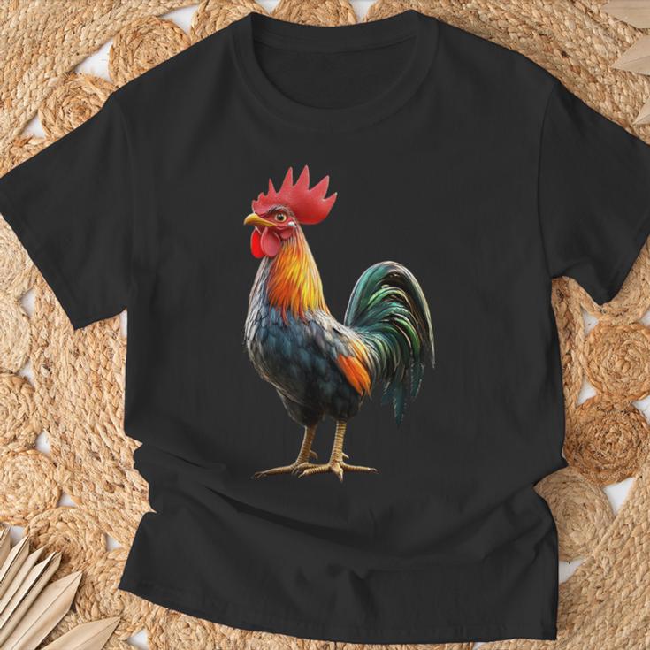Gallo Pollo Papà Padre Pollaio Contadino Polli Maglietta Regalos para ancianos
