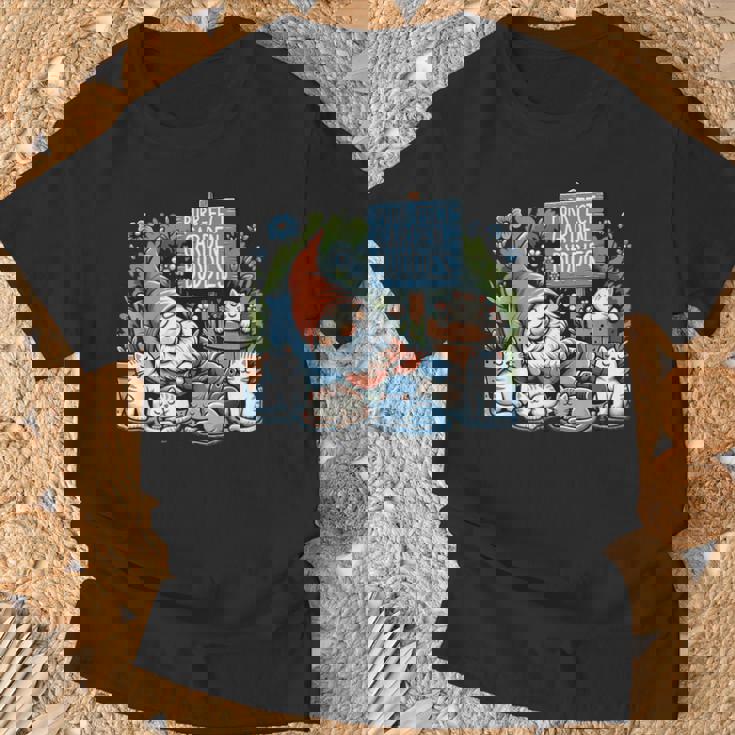 Garden Gnomes Gnome Lover Gnome ガーデニング Tシャツ 高齢者への贈り物