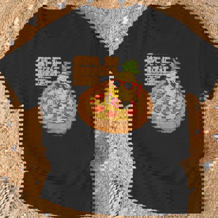 Give Me ハワイアンピザ パイナップル ピザ愛好家 ハワイアンピザ Tシャツ 高齢者への贈り物
