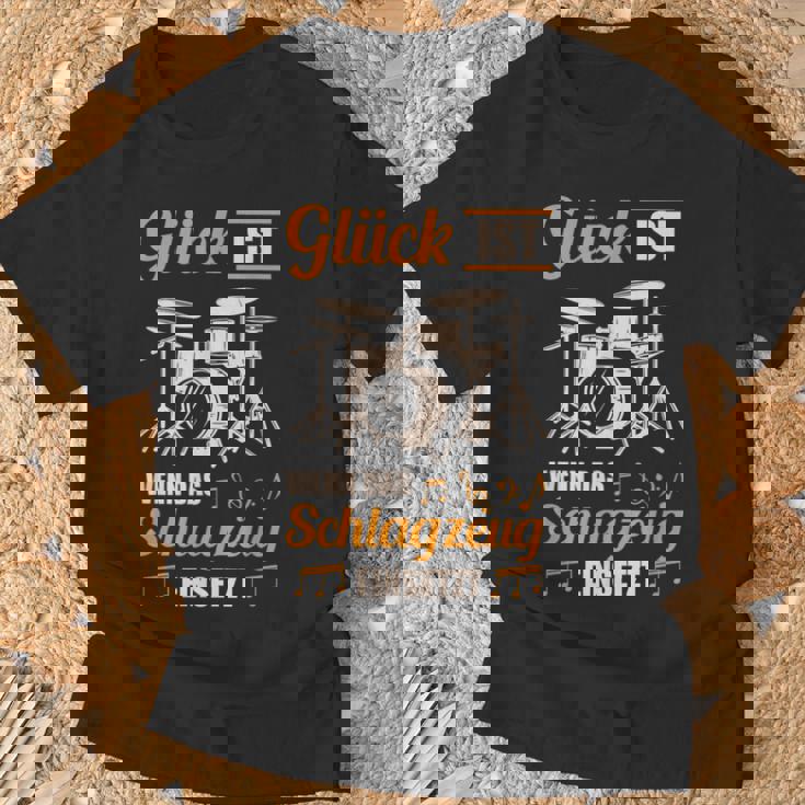 Glück Ist Wenn Das ドラムセット ドラム&ドラム Tシャツ 高齢者への贈り物