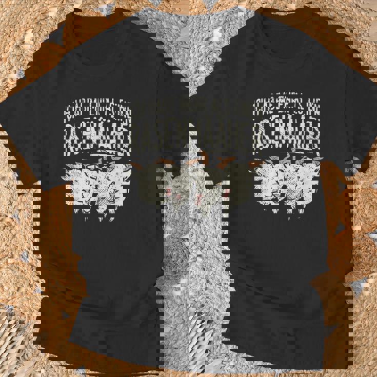 Goat I Have More Than A Lawn Mower Goat Tシャツ 高齢者への贈り物