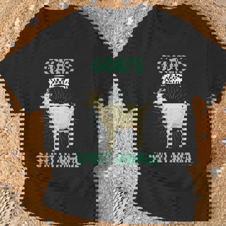 Goats Are Mypirit 動物ヤギ Tシャツ 高齢者への贈り物