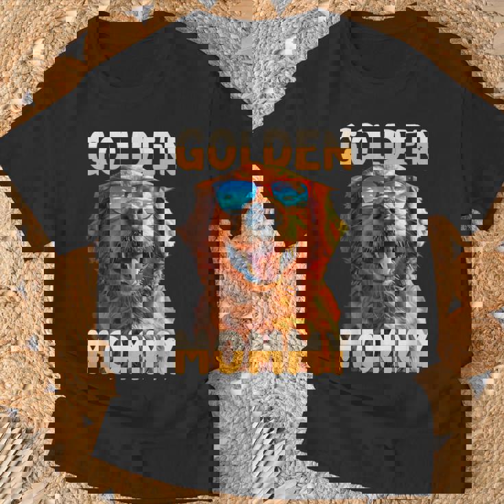 Golden Mommyゴールデン・ママ 母の日 ゴールデンレトリバー・ママ Tシャツ 高齢者への贈り物