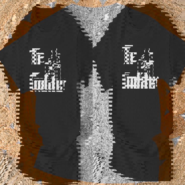 The Goodfather 父の日 ギフト グラフィック ホワイト Tシャツ 高齢者への贈り物