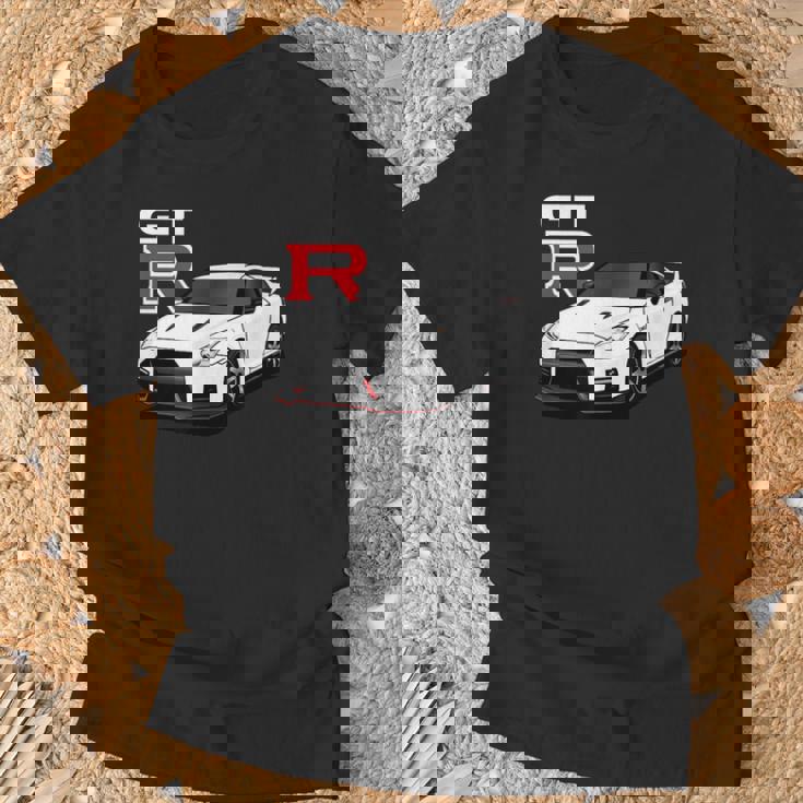 Gt R 35 Jdm ストリートレーシング ドラッグドリフト スポーツカー Tシャツ 高齢者への贈り物
