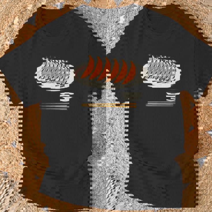 Gyoza Dumplings 和食 Tシャツ 高齢者への贈り物