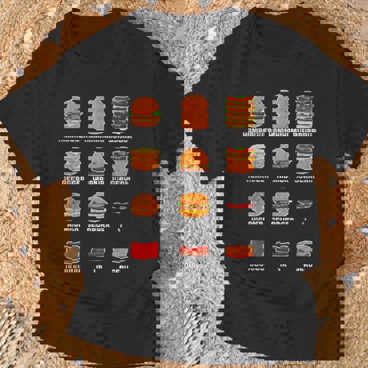 Ham Burgers Hamhamham Burburbur ハンバーガー大学 Tシャツ 高齢者への贈り物