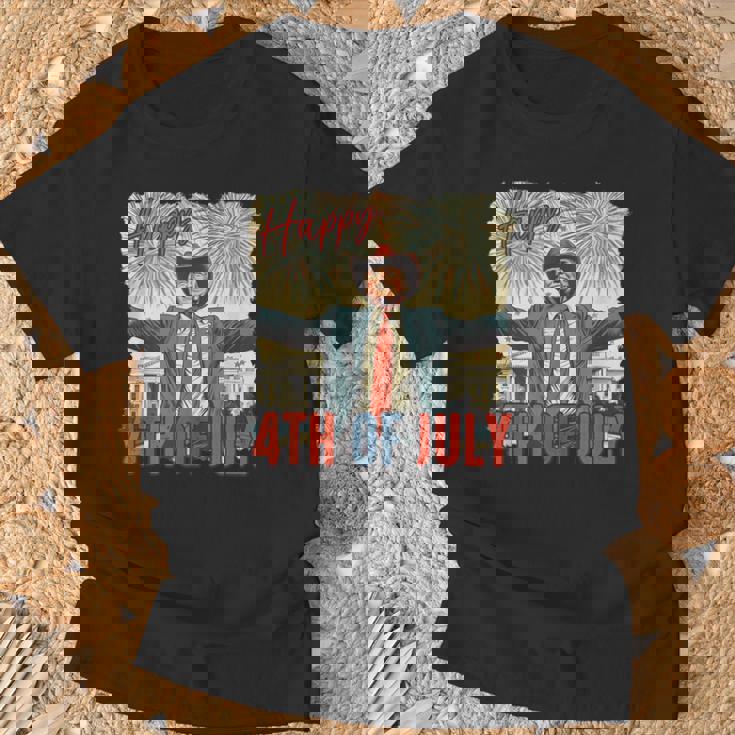 Happy 4Th Of July Trump Independence Day Trump 4Th Of July T-Shirt Gifts for Old Men