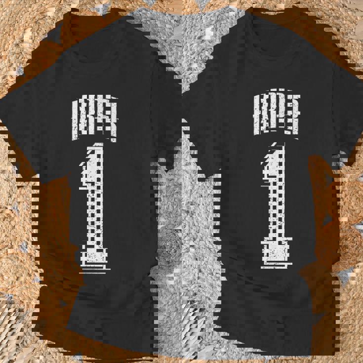 Harpereguidor Número 1 Greatest Fan Camiseta unisex Regalos para ancianos