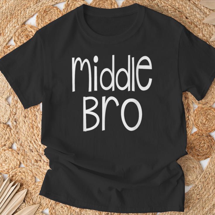 Hermano Medio Hermano Coincidencia Hermanos Familia Camiseta unisex Regalos para ancianos