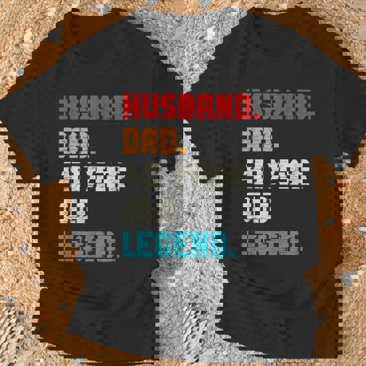 Hombre De 40 Años De Edad De Husband Dad Para Él Camiseta unisex Regalos para ancianos