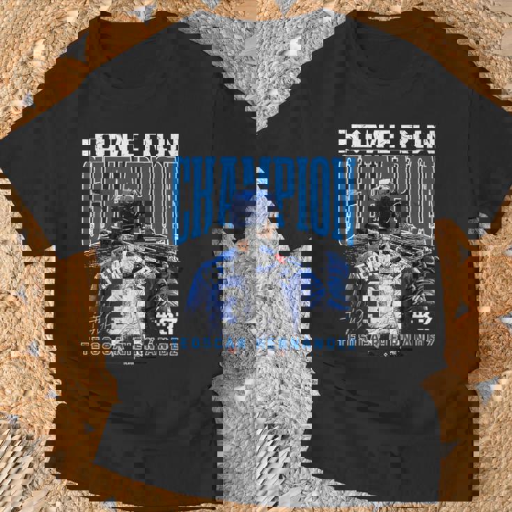 Home Run Champion Teoscar Hernandez Los Angeles Mlbpa Tシャツ 高齢者への贈り物