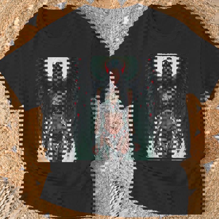 Hot Girl On 男性用 堕天使バトルレディ Tシャツ 高齢者への贈り物