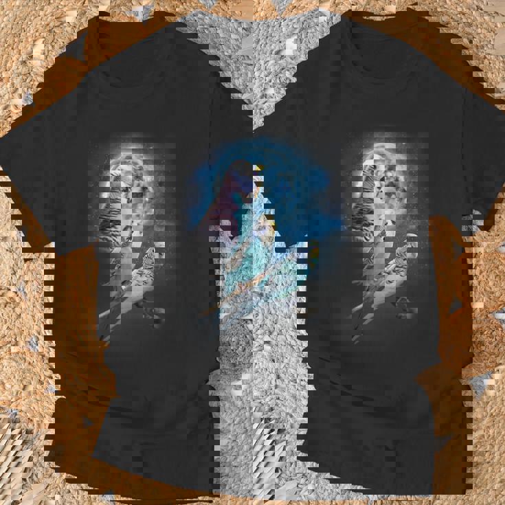 Howling At The Moon シャツ インコシャツ ファニーセキセイインコシャツ Tシャツ 高齢者への贈り物