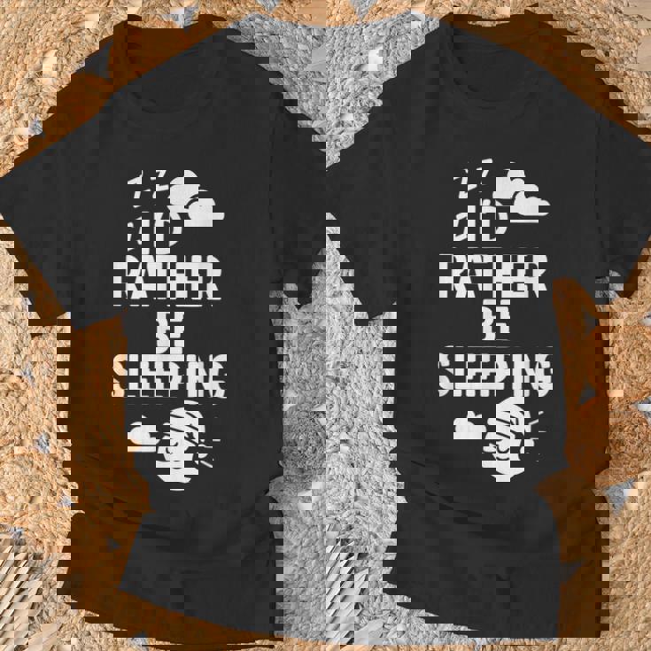 I'd Rather Beleeping leep Quote Tシャツ 高齢者への贈り物