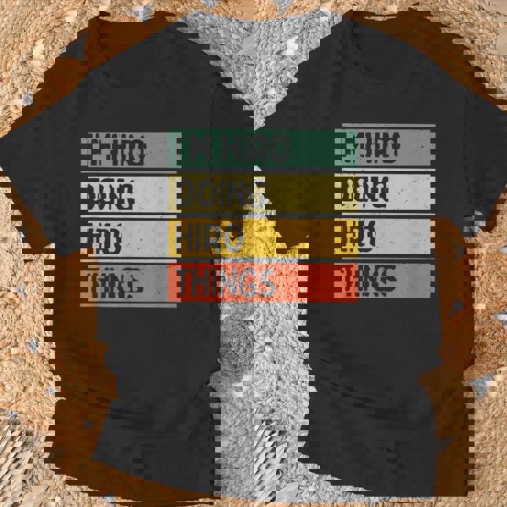 I'm Hiro Doing Hiro Things 面白い名言 Tシャツ 高齢者への贈り物