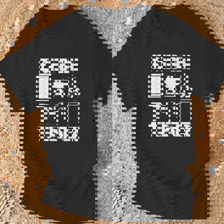 Ich Bin ターナー アート 体操モチーフ 男の子 メンズ Tシャツ 高齢者への贈り物