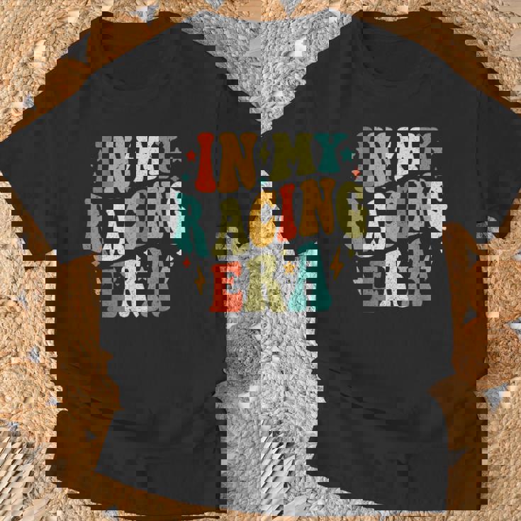 In My Racing Era Racing レトロ ヴィンテージ Tシャツ 高齢者への贈り物
