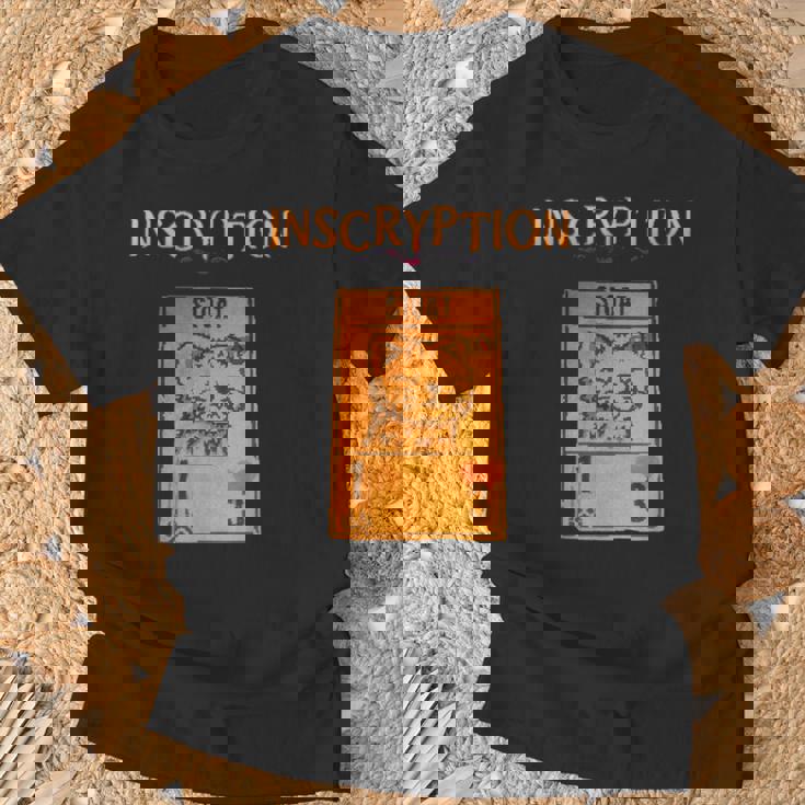 Inscryption 心理ストード カードゲーム ハロウィン 怖い Tシャツ 高齢者への贈り物