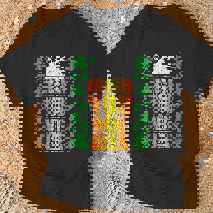 Irish You Were Beer 聖パトリックの日 ビアマグ 面白い Tシャツ 高齢者への贈り物