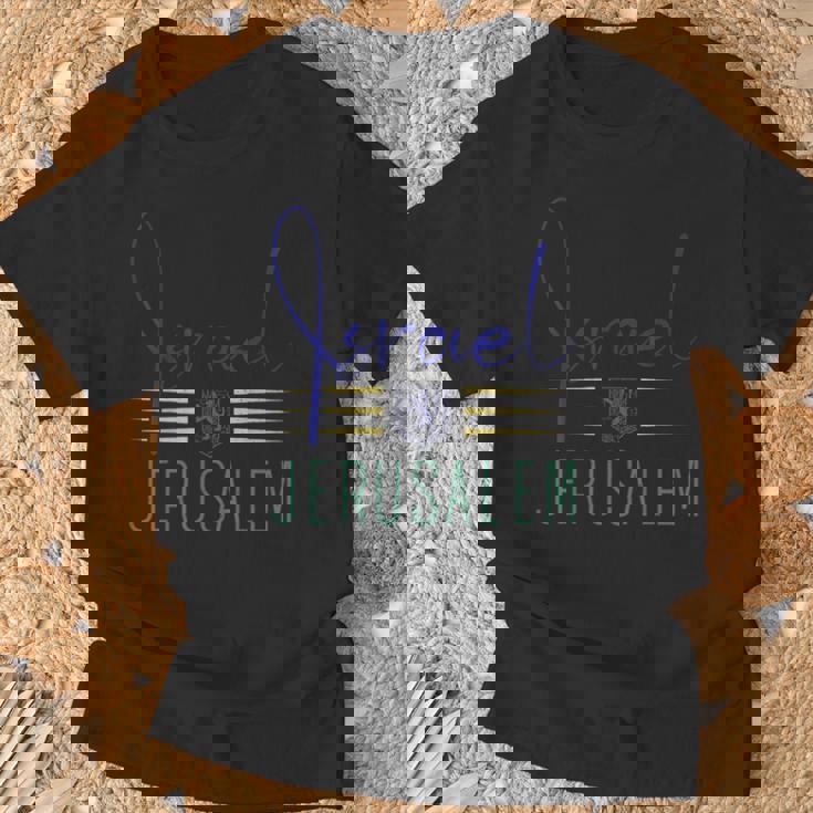 Israël Israélien Jérusalem Juifs Hébreu T-Shirt Cadeaux pour les vieillards